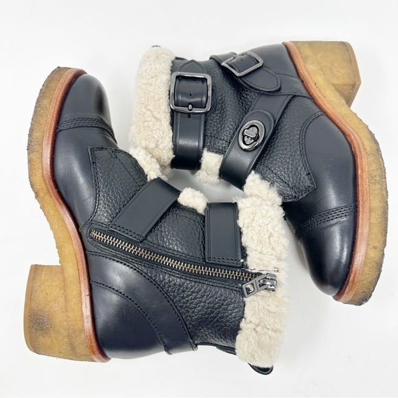 COACH Preston Moto Booties - Picture 6 of 8